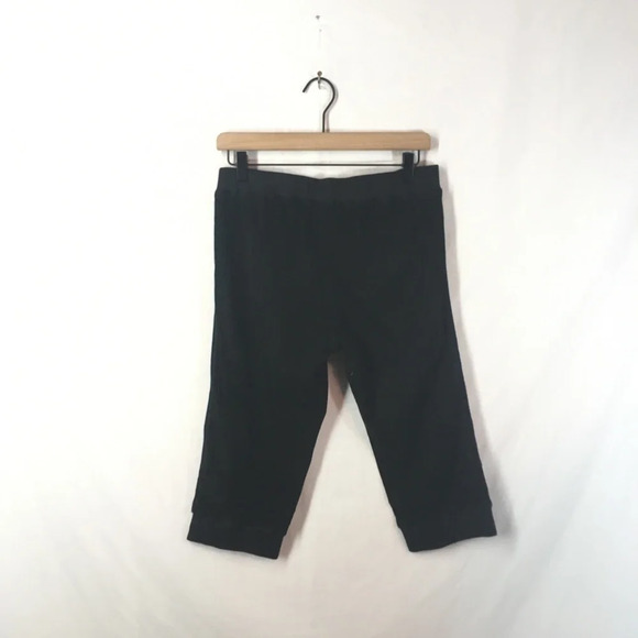 ATM Cropped Suede Track Pants - Picture 7 of 8